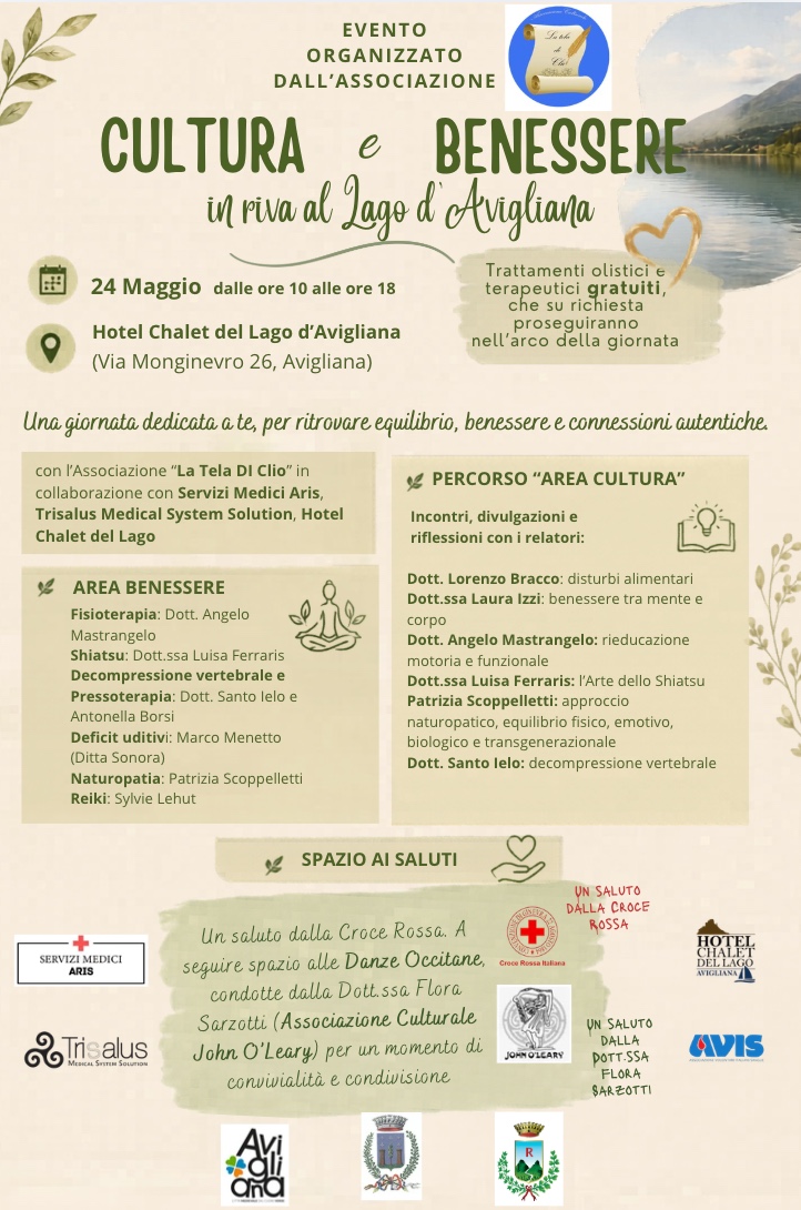 Cultura e Benessere in riva al Lago d’ Avigliana